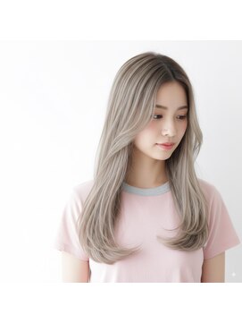 ヴィムヘアー(VIM hair) トレンドスタイル♪抜け感×透明感ブリーチカラー◎