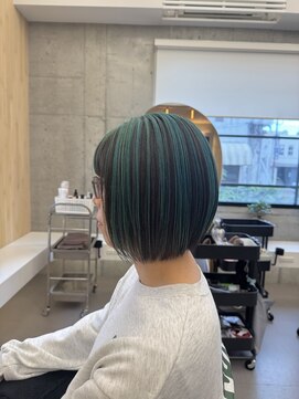 着物ヘア/大人ガーリー/ダークアッシュ/似合わせカット/静岡鷹匠