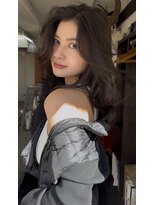 ピープル(people)&nbsp;ロングレイヤー/レイヤースタイル/顔周りカット/かきあげヘア