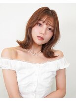 オーバーヘアー 所沢店(over hair)&nbsp;【over hair】くびれボブ×シースルーバング×ダブルカラー