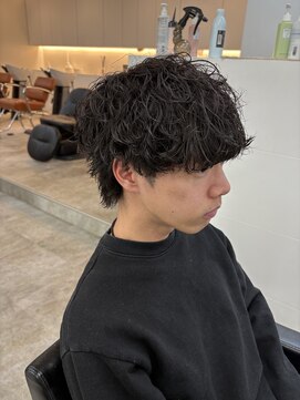 ハイセンス セカンド(HISENSE second) マッシュウルフシャドウパーマ（TAIKI）