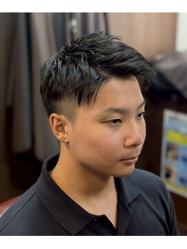 ケースタイルヘアスタジオ 虎ノ門店(K-STYLE HAIR STUDIO) <虎ノ門>ツーブロックショート/メンズ/理容室/アイロンパーマ
