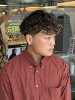 スウェル 船橋店(Swell)&nbsp;MEN’S HAIR/波巻きツイストスパイラル/リバースセンターパート