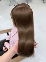 ハピネス 梅田茶屋町店(HAPPINESS)&nbsp;韓国風/レイヤーカット/顔周り/顔まわり/髪質改善/ベージュ
