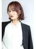 ボブミルクティーブロンドダークブルーワンホンレイヤー30代40代