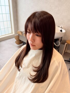 イマージュ 志免店(image) 大人上品なワンカールレイヤーロング