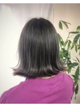 リンク ケアアンドデザイン(Link Care&Design) サロンスタイル ネイビーアッシュ