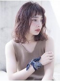 渋谷Sienaミディアム×ゆるふわパーマ