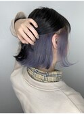 シルバーインナーカラー