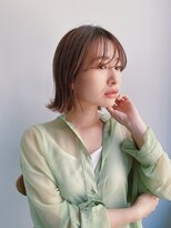 フィルムス 新宿(FILMS)&nbsp;斜めバング/グレージュカラー/デザインカラー/シルキーベージュ