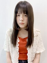 アイティー バイ アルバム 浦和店(IT by ALBUM) ゆるワンカール_ミニウルフテラコッタくすみブルー_8796