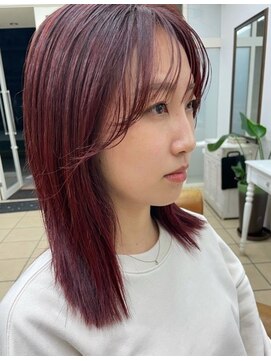 グラスペディア(graspedia) Wバングピンクヌナカラー