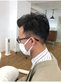 MEN'S HAIR  センターパート　サイドパート　韓国マッシュ