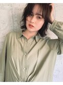 くしゃっとウルフレイヤーボブ