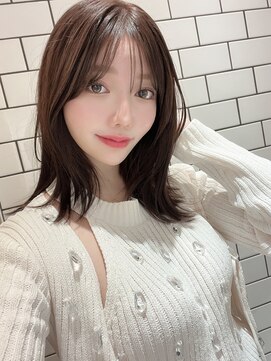 ヌイ 横浜(nui) まろみブラウンミディアム_大人ガーリーチョコレートモード