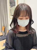 ジーナエス 札幌(Zina S)&nbsp;髪質改善＊ミルクティー×インナーピンク＊美髪【Zina S 札幌】