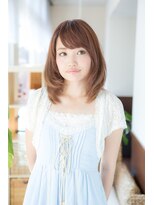 ステージ(STAGE) 大人かわいい/レイヤーロング/グレーベージュ/前髪パーマ/幡ヶ谷