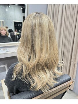 レイドバック(LAID BACK) ハイライト☆外国人風カラー