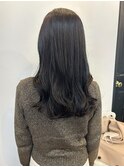 暗髪シルバー × ロングヘア