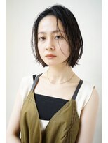 トリッカ 銀座(tricca)&nbsp;かきあげボブ暗髪ミニボブハンドブロー30代40代50代