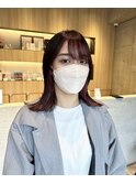【sourire南大分】イヤリングカラーカシスピンク