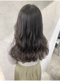 ロングレイヤー　アッシュブルー　