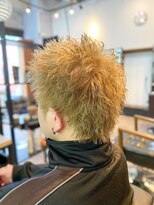 アイリーヘアデザイン(IRIE HAIR DESIGN) 【IRIE HAIR赤坂】メンズカット×スパイキーショート×ブリーチ
