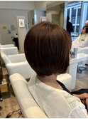 ショート丸み縮毛矯正