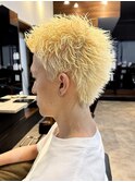 【IRIE HAIR福岡】ハイトーンスパイキーショート