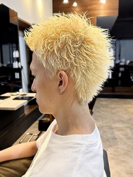 アイリーヘアデザイン(IRIE HAIR DESIGN) 【IRIE HAIR福岡】ハイトーンスパイキーショート