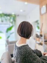 ツナグ(TSUNAGU)&nbsp;骨格に合わせてカットするボブ☆ハイライトグレージュカラー