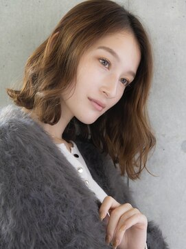 メロン 恵比寿(MERON) 【奥村】大人ボブ×外ハネウェーブ×アッシュベージュ［恵比寿］