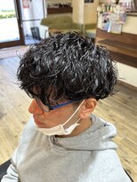 インフィニティー infinity HAIR SPACE BLOOM 波巻きパーマ/メンズパーマ/メンズマッシュ