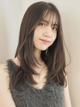 ローネス ギンザ(LONESS ginza) レイヤーカット/姫カットレイヤー/くびレイヤー/マロンベージュ