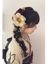 ヘアーアンドエステティック ヴェリス(hair&esthetic Velis) 【Velis】成人式編み下ろしヘア♪