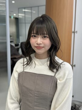 ガリカ 大名(Gallica) ブリーチなしワンカラーでつくるオリーブグレージュカラー