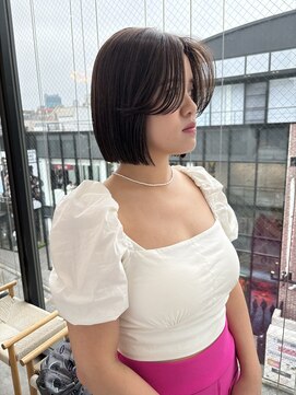 ロンド ボーイ 表参道(Lond BOY) ウルフレイヤーカット顔周りカット前髪カット韓国ボブ/原宿