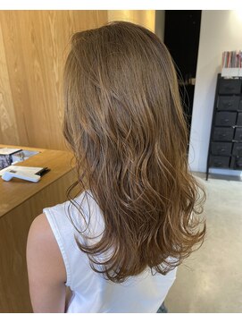 トリート 千葉店(TREAT) オリーブベージュ/ミルクティーベージュ/レイヤーカット