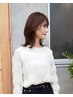 【平日15時以降限定】カット+リタッチカラー＋トリートメント　￥9900