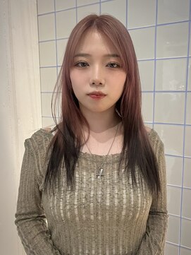 ローエ バイ デコ(Rohe by DECO) 【廣川】ピンクベージュ/エンドカラー/デザインカラー/レイヤー