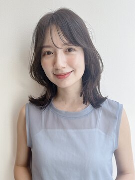 ケーツー エソラ池袋店(K-two) シースルーバング*くびれヘア*くびれボブ*ミディアム*レイヤー