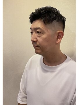 銀座マツナガ 浅草店 いかつすぎない!大人気ツーブロスキンフェードスタイル