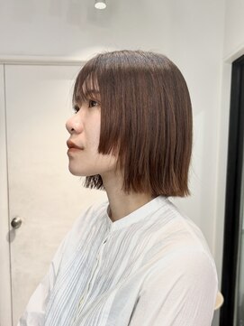ナループロアツム(Nalu pu loa Tsum) ミディアムボブ/顔まわりカット/ひめカット