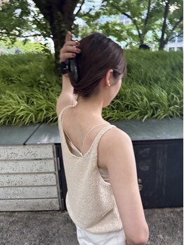 【堺筋本町/徒歩5分】女性stylistのみのマンツーマンサロン◇完全貸し切りの空間で贅沢なサロンtimeを