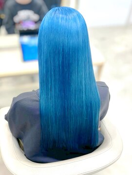 ケンジ 平塚ラスカ店(KENJE) ブルーカラー/神奈川ハイトーンカラー/平塚美容室