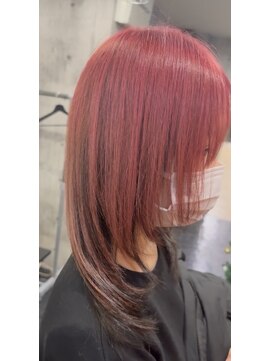 ナインプラス(NINE+) カシスピンク　アンブレラカラー