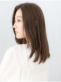 大人美人ツヤ髪グレーベージュレイヤーカットm小山20代30代40代