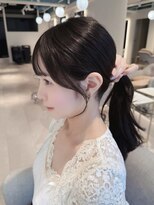 マインバイアフロートギンザ(MYNE by AFLOAT GINZA)&nbsp;レイヤーカット/顔まわりカット/後れ毛/韓国ヘア/くびれヘア