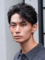 テン 心斎橋(tenn.) フェザーショートフェザーパーマニュアンスパーマショートヘア