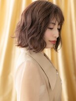 カバーヘアアンドスパ ブリス 浦和(COVER HAIR&SPA bliss) ダークアッシュブラウン小顔韓国巻きボブパーマX浦和20代30代
